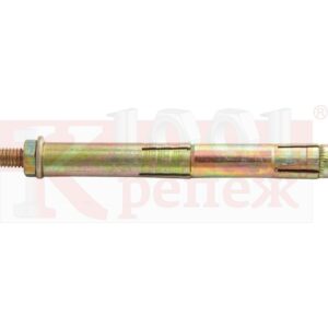 AB-GD Анкерный болт желтопассивированный с гайкой двухраспорный, M14 20x120 мм (арт. 39162)