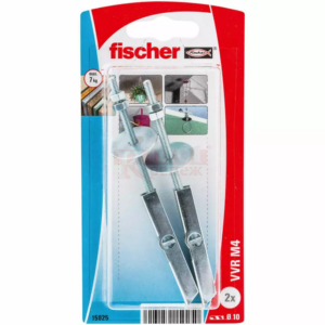 VVR M4 K NV Дюбель cамоустанавливающийся fischer для листовых материалов оц. сталь, M4 (2 шт.) (арт. 15025)