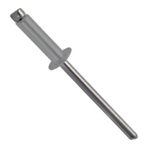 LZV RAL 7004 Al/St Заклепка вытяжная STALMAX со стандартным бортиком (сигнальный серый), 4.8x12 мм